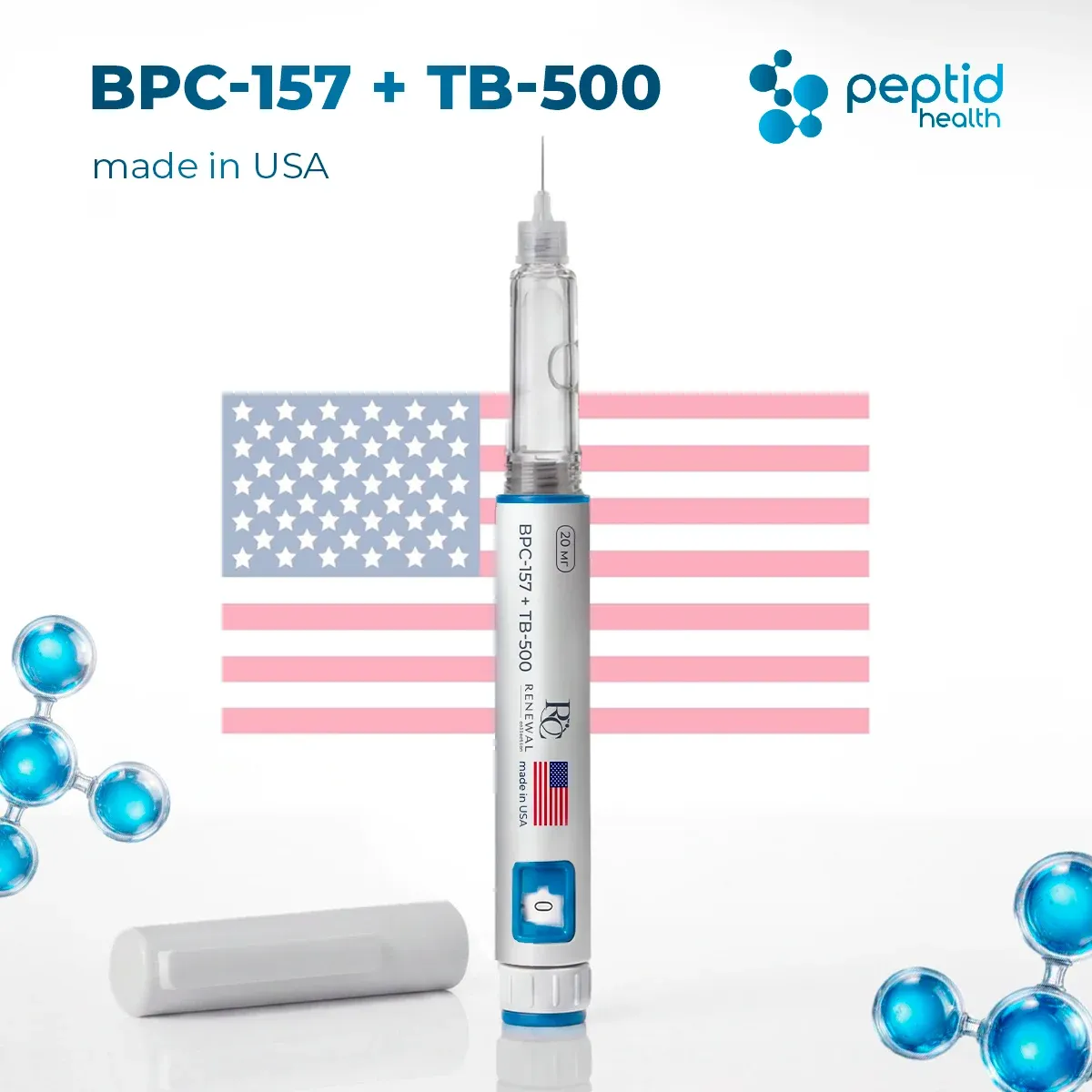 BPC-157 + TB-500, шприц-ручка 20 мг, photo 1